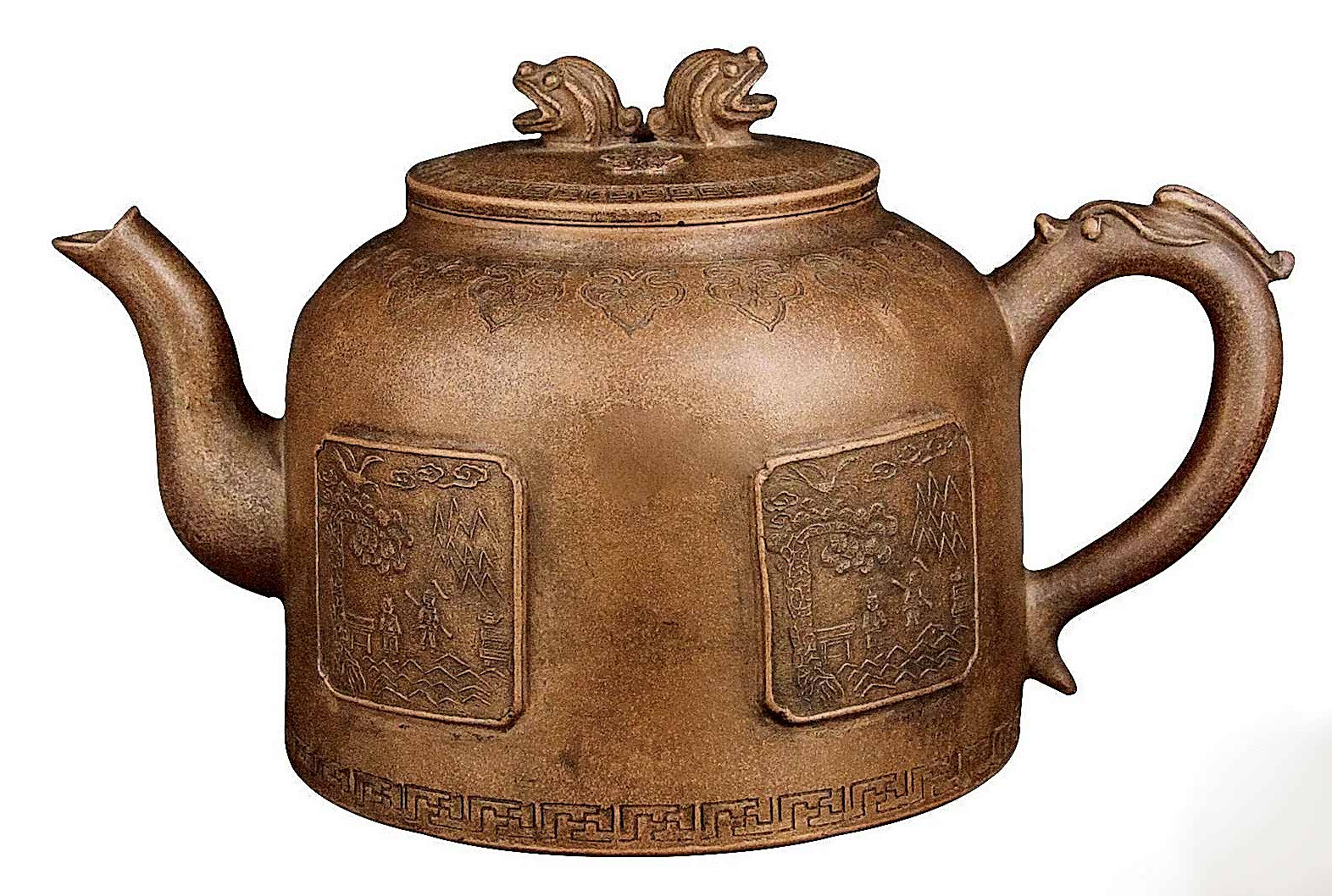 чайник династии Цин, автор Мэнчэнь